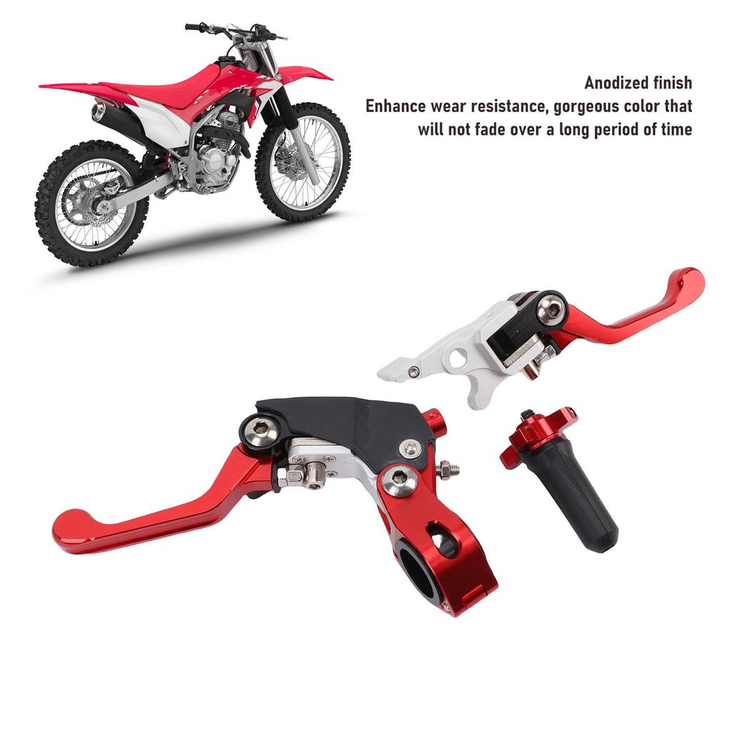 Bremshebelaufnahme 21mm Lichtecht Robust Klappbar Leichter Bremshebel für ATVs Dirt Bikes Mini Bikes