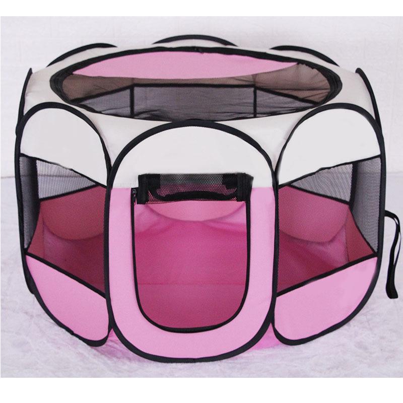 

Spot Portable Octagonal Whelping Pen: Foldable Transparent Pet Tent for Cats and Dogs. Small 74x74x43 cm