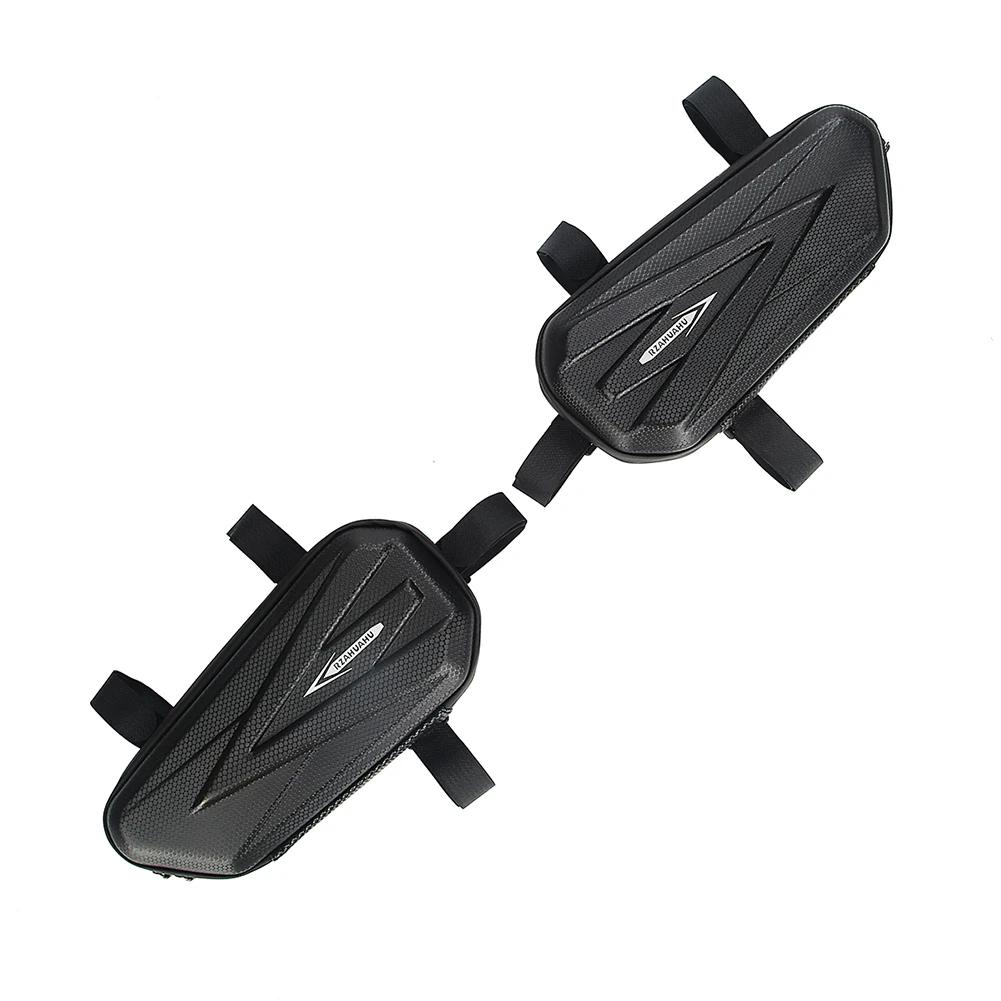 Hard Shell Triangle Bag Waterproof Motorcycle Side Pocket Multifunctional Electric Bicycle Hanging Bag for Universal Motorcycle