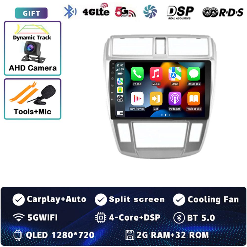 

Android 14 Автомагнитола для Honda City 2008 2009 2010 2011 2012 2013 2014 Автомобильный радиоприемник GPS Мультимедиа Видеоплеер Carplay Stereo 2Din