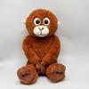 Cartoon Gorilla Plush Toy Chimpanzees Punch Monkey Soft Stuffed Doll Backpack Car Bag Room Decor Birthday Gift Cuddly Fluffy Huggable Kawaii Comfort