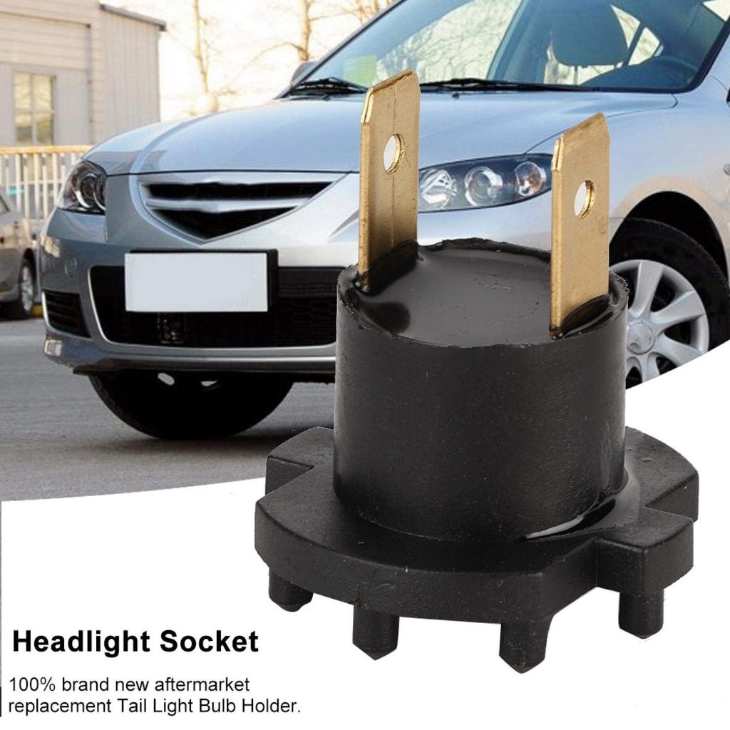 Yctze 1 Pair Headlight Socket Holder B28V510A3, Car Headlight Bulb Socket Adapter Holder for Mazda 3 5 323