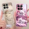 For Xiaomi Redmi K70 Pro K70e K70 Ultra / Poco X6 Pro 5G Phone Case Floral Butterfly Bow Dragon Cat Pattern Bumper Soft Silicone