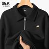 Baleno Men's Waffle Knit Polo Sweatshirt