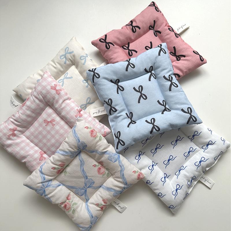14x14cm Bow Pattern Unique Square Shaped Multi-functional Multiple Styles Heat Resistant Cotton Home Table Decor Accessories