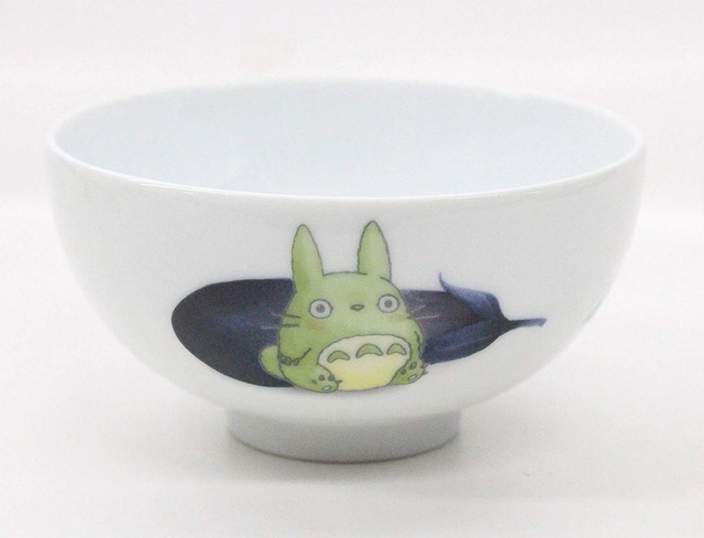 Noritake Rice My Neighbor Totoro Microwave and Dishwasher Eggplant Fine Bowl, 320cc, Design, Safe, Design, Porcelain, VT91082/1704-1