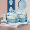 5Pcs/Set Multifunctional Travel Stroller Organizer Changing Pad Baby Diaper Bag  Mother and Baby