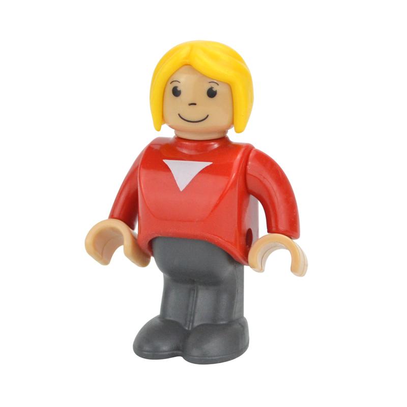 MOC Alle Arten von kleinen Mann Puppenmodellfiguren Zugcharakter Eisenbahnzubehör Bildungsgeschenk Kind für Biro Holzbahnspielzeug
