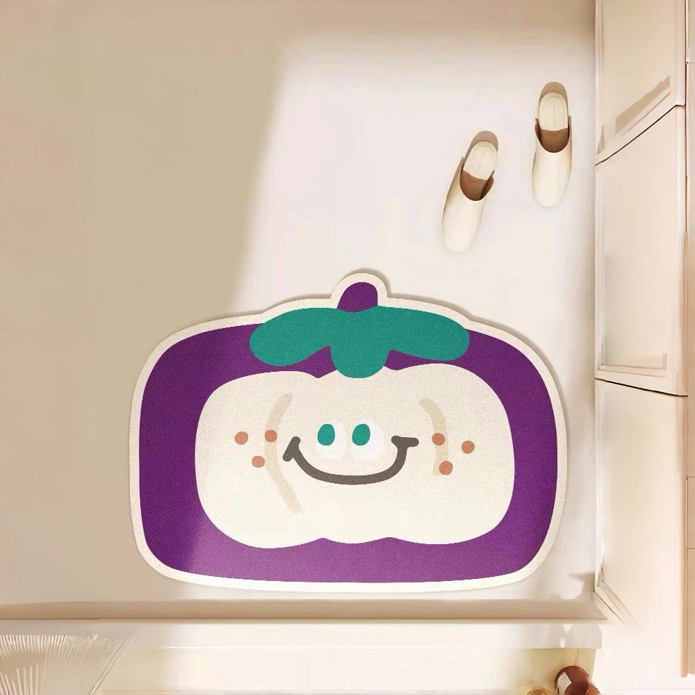 Bathroom Floor Mats for Household Toilets and Toilets Anti Slip Quick Drying Foot Mats for Bathroom Doors Dirt Resistant Carpets