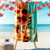 Medieval Heraldry Mythical Creatures Beach Towel Beach Towel for Vacation Photos Outdoor Camping Quick-drying Swim Towel Swim Outdoor Pool Towel
