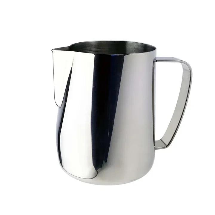 600ML Stainless Steel Coffee Milk Frother, Milk Foam Tool, Latte Art Pull Flower Cup, Milk Jug, Coffeware