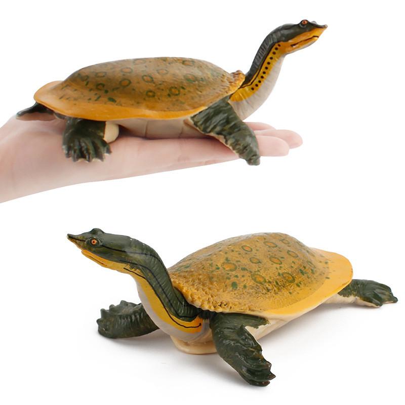 Realistic Pvc Turtle Figurine With Static Design For Aquarium Decor
