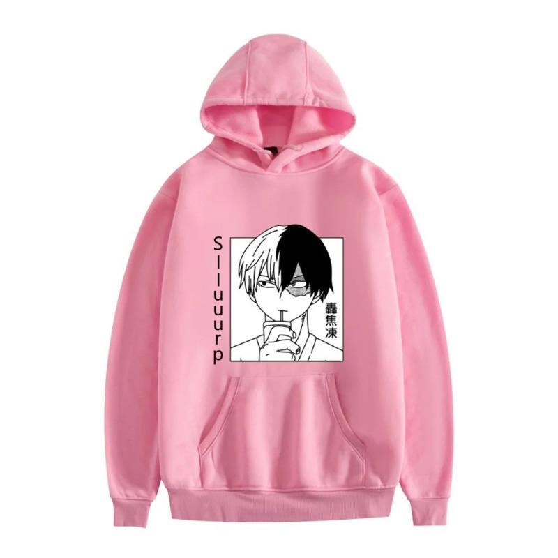 Unisex Anime Hoodie MHA Bakugou Katsuki Autumn Winter Fashion Hoodie Cospay Costume Pullover Oversize Sweatshirt Sweatshirt