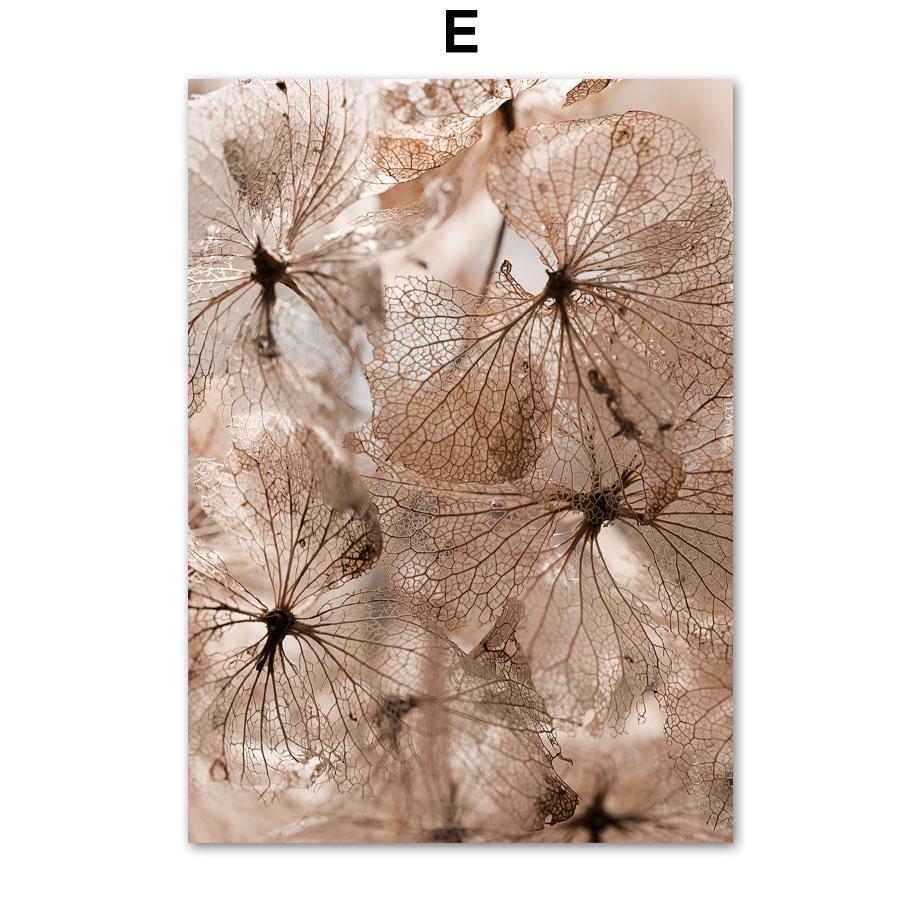 Mountain Calm Lake Tiger Horse Weed Dried Flowers Wall Art Prints Canvas Painting Nordic Poster Decor Pictures For Living Room