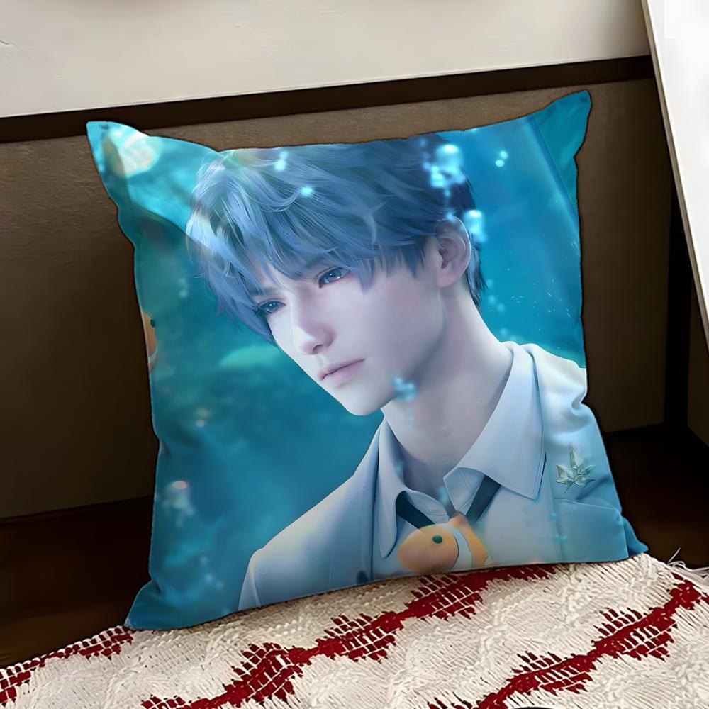 Llove and Deepspace Cushion Cover Reversible Soft Durable Pillow Cover Home Car MultiScene Use for Daily Comfort