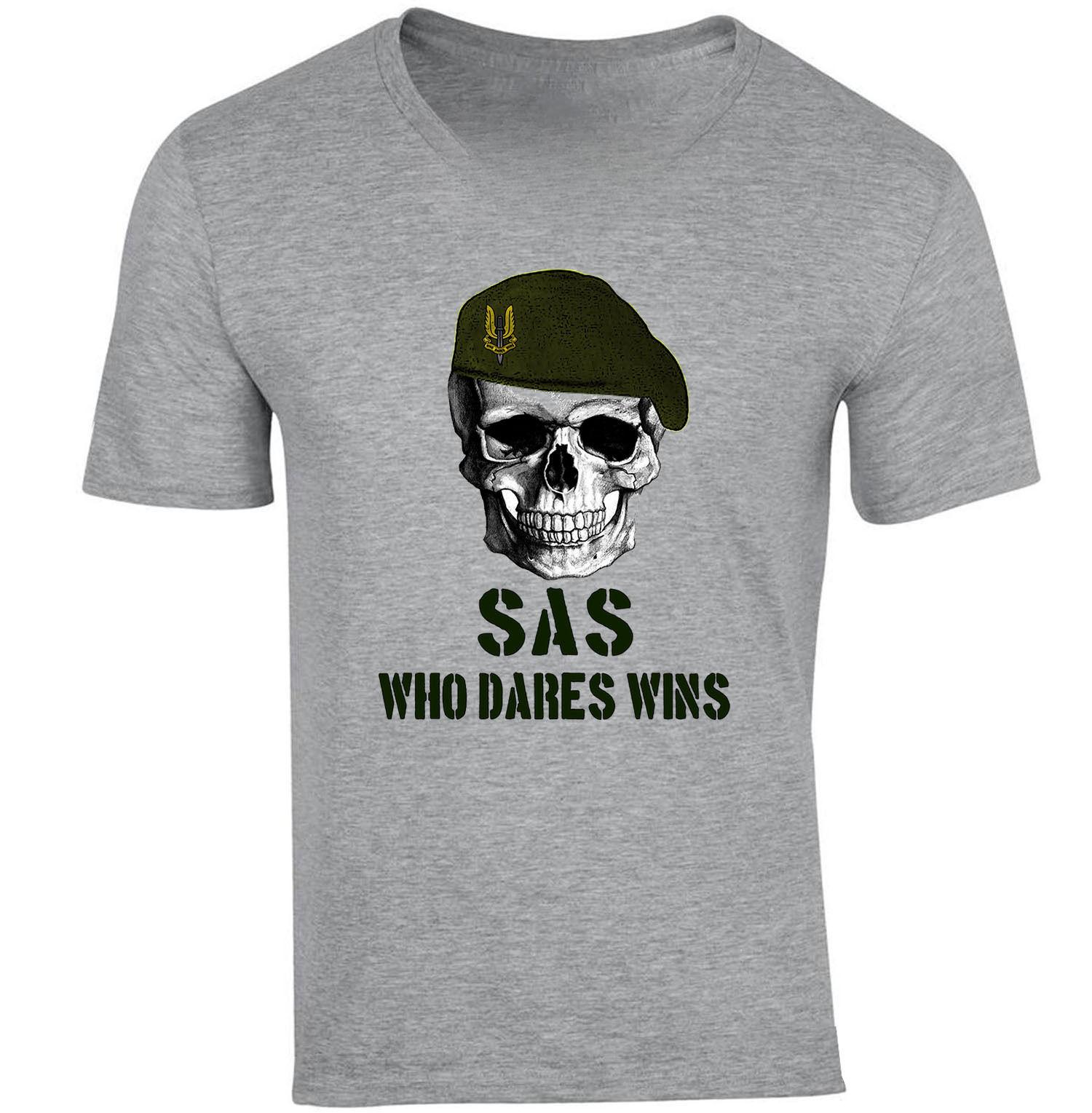 

SAS British Special Forces TShirt 100 Cotton ONeck Summer Short Sleeve Casual Mens Tshirt Size S3XL S