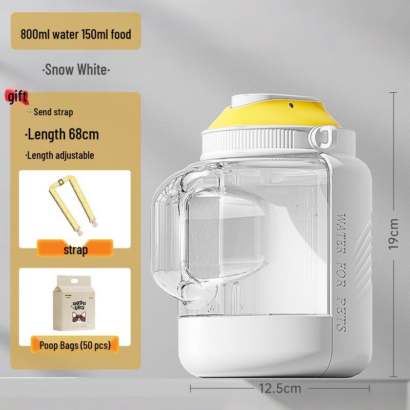 Portable Dog Water Dispenser Cup: Outdoor Drinking Water Bottle for Pets