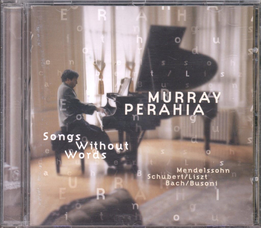 

CD MURRAY PERAHIA Mendelssohn Schubert Liszt Bach SK66511 SONY CLASSICAL 1999 Europe Classical Used