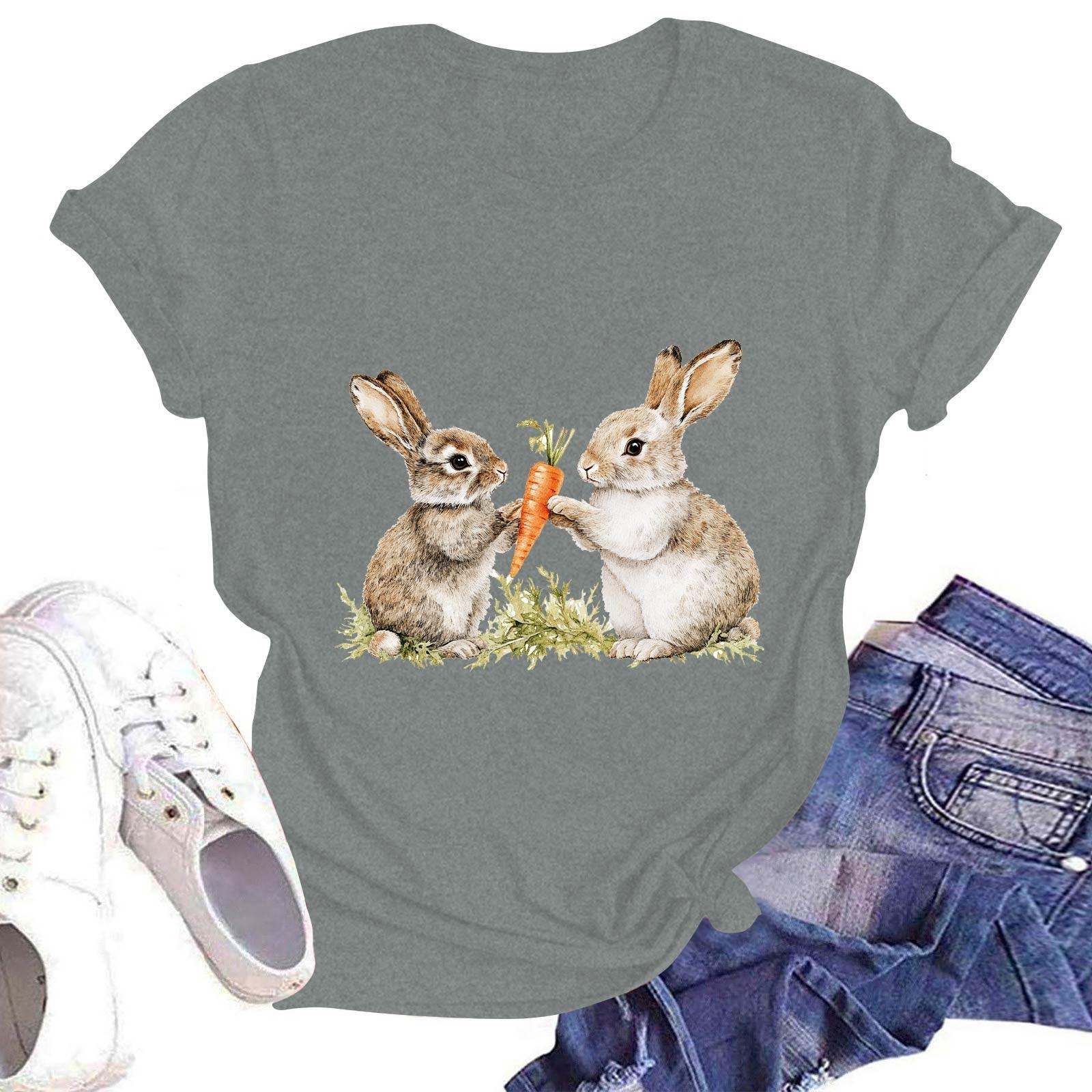 

Женская повседневная футболка с круглым вырезом и коротким рукавом XXL