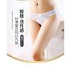 Calcinhas de Renda Japonesa Femininas Cintura Baixa Sexy Respirável Malha Fio Dental Transparente