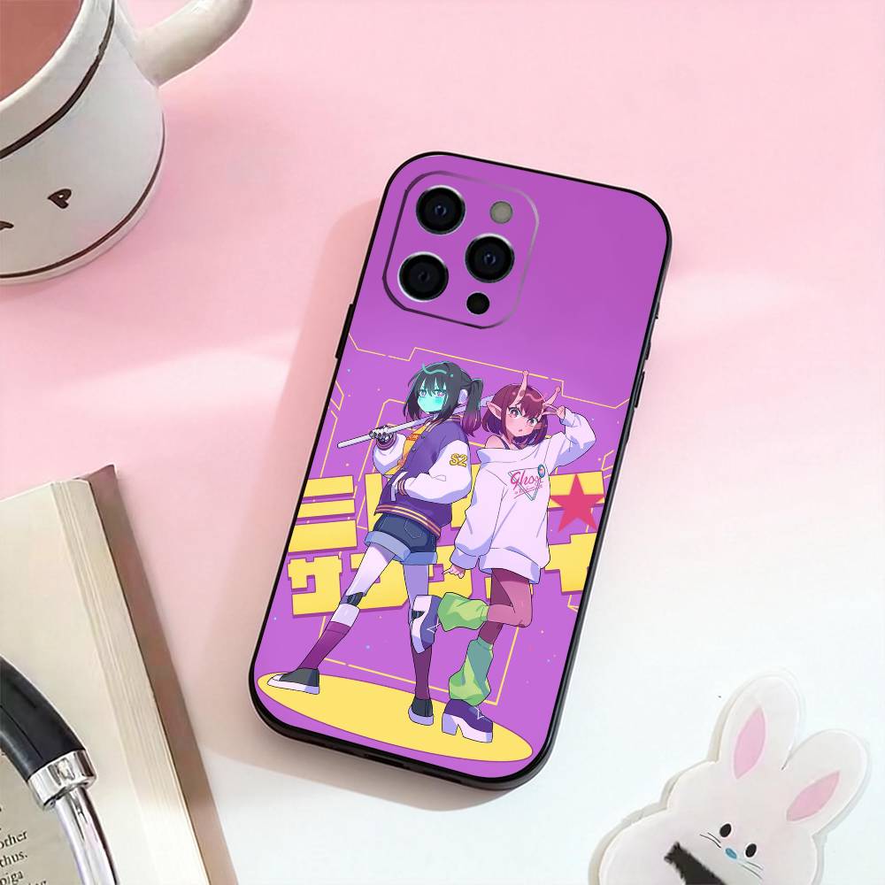 Anime M-Milky Subway  Phone Case For iPhone 17,16,15,14,13,12,11 Plus,Pro Max,Soft Silicone Black Cover