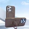 For iPhone 16 Pro Magnetic Case TPU + PC Kickstand Phone Cover