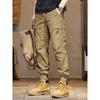 Factory Surplus Loose Straight-Leg Work Pants for Men, Spring and Autumn Jogger Casual Sports Pants, Durable Outdoor Long Pants