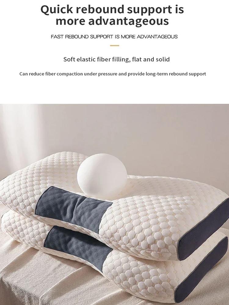Cervical Orthopedic Neck Pillow Help Sleep And Protect The Pillow Neck Household Soybean Fiber SPA Massage Pillow For Sleeping