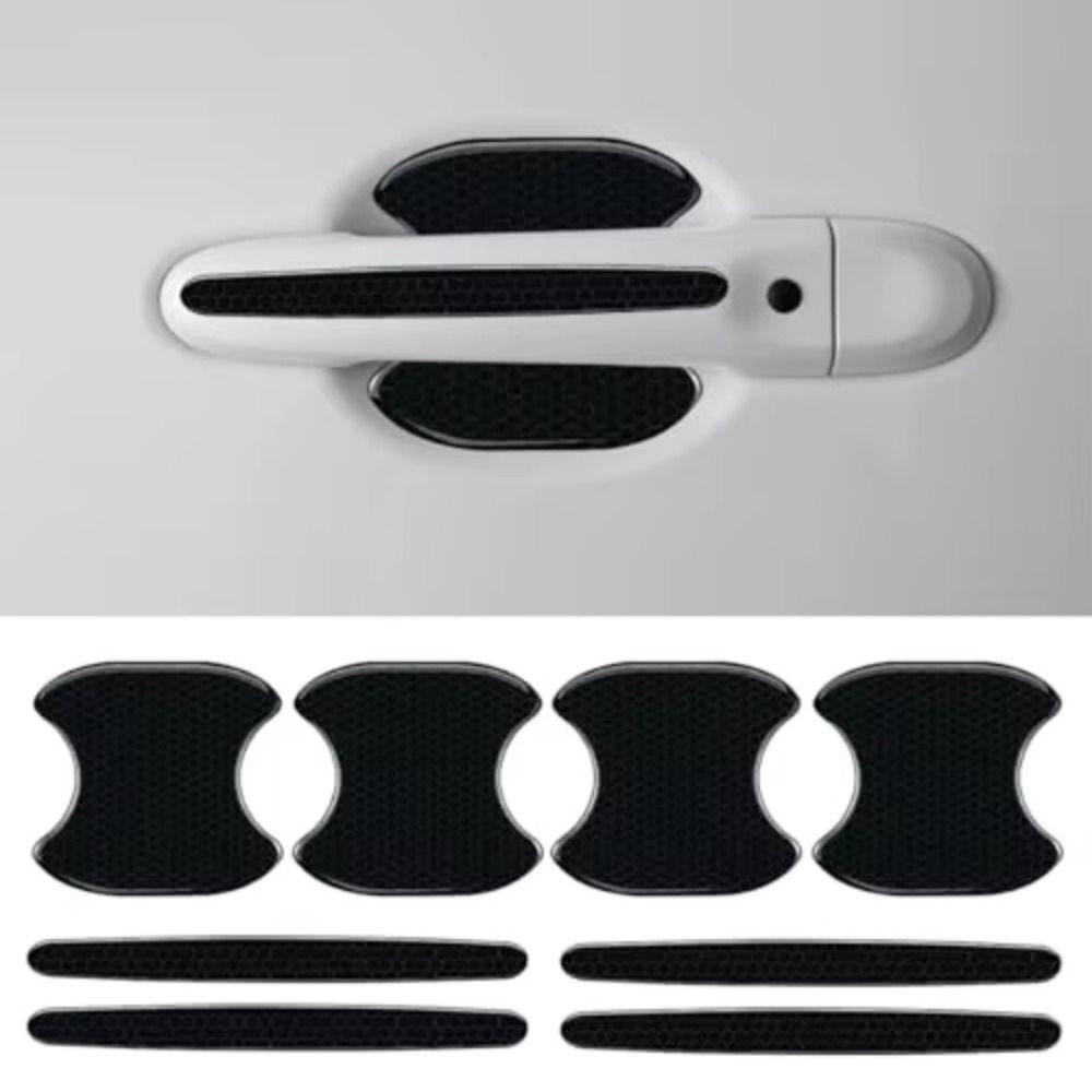 Reflective Door Handle Protective Strip Anti Scratch Anti Scratch Accessories  Door Bowl