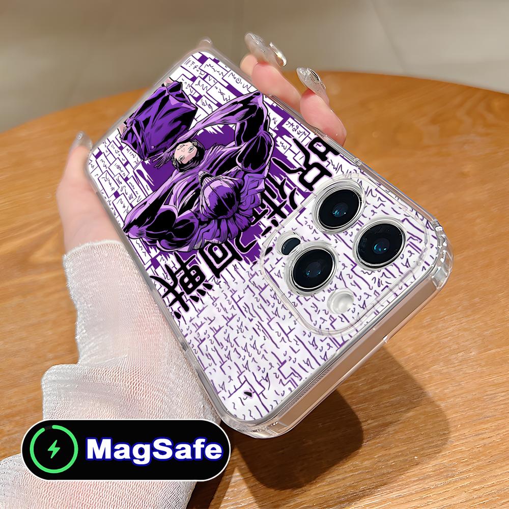 Jujutsu Kaisen Yuta Okkotsu Handyhülle für iPhone 17 16 15 14 13 12 11 Air Pro Max Plus Mini Magsafe Klare Bunte Hülle Hübsch