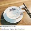 Chinese Style Ceramic Hotel Tableware Set - Landscape Design