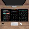 Stock market chart pattern Forex mouse pad Locking Edge Table Keyboard Non-Slip Mausepad Computer Accessories Desk Mat 900X400