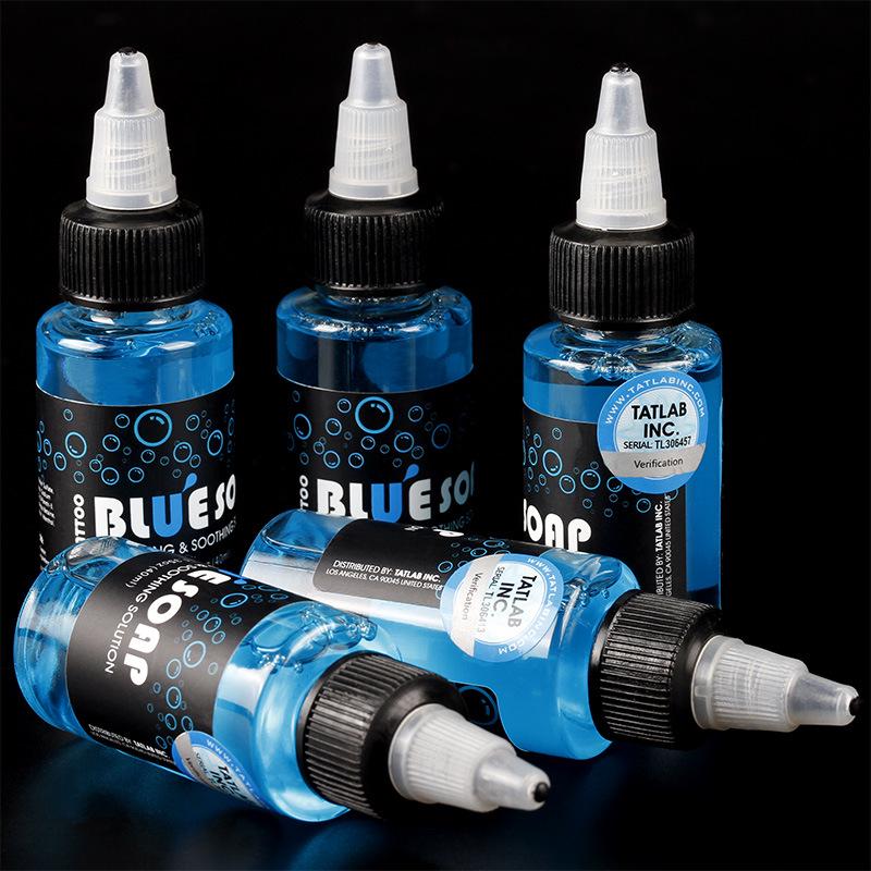 500ml Blue Algae Tattoo Cleaning Liquid - Large Bottle, Imported from USA