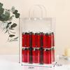 25Pcs Clear Gift Bags Handbag Party Supplies for Birthday Holiday Valentines 24cm