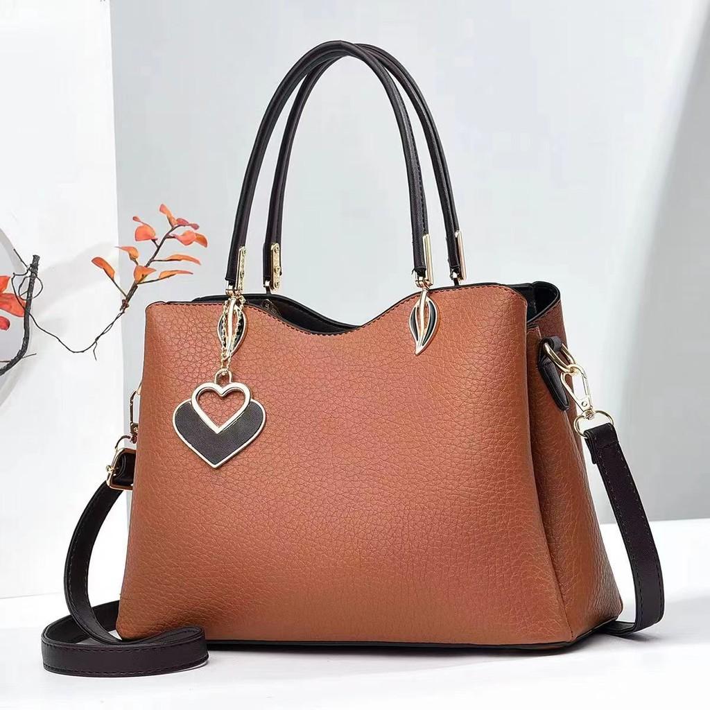 

Elegant Medium-sized Tote Bag With Color Block Design Perfect For Casual Outings жовтий
