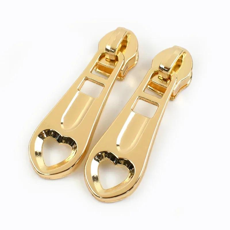 5-30Pcs Meetee 5# Nylon Zipper Puller Down Jackets Bags Zippers Sliders Garment Zips Head Repair Kits DIY Sewing Accessories