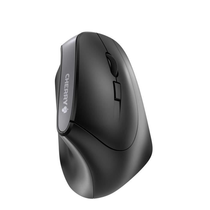 Souris sans fil ergonomique - CHERRY MW 4500 - Pour soulager le poignet avec inclinaison à 45° - Noir