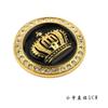 Large Crown DAD Crystal Diamond Car Emblem Crown Sticker for Car Front Personalized Metal Diamond-Embedded Car Decal