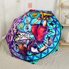 Stained Glass Fantasy Automatic Umbrella Compact & Durable 8-Rib Design Foldable Design for Women/Men Fashionable Accessory Best for Christmas