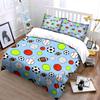 Sports Ball Pattern Set Multiple Sizes Kid'S And Adults' Bedroom Exquisite 3Pc Bedding Set, Gift