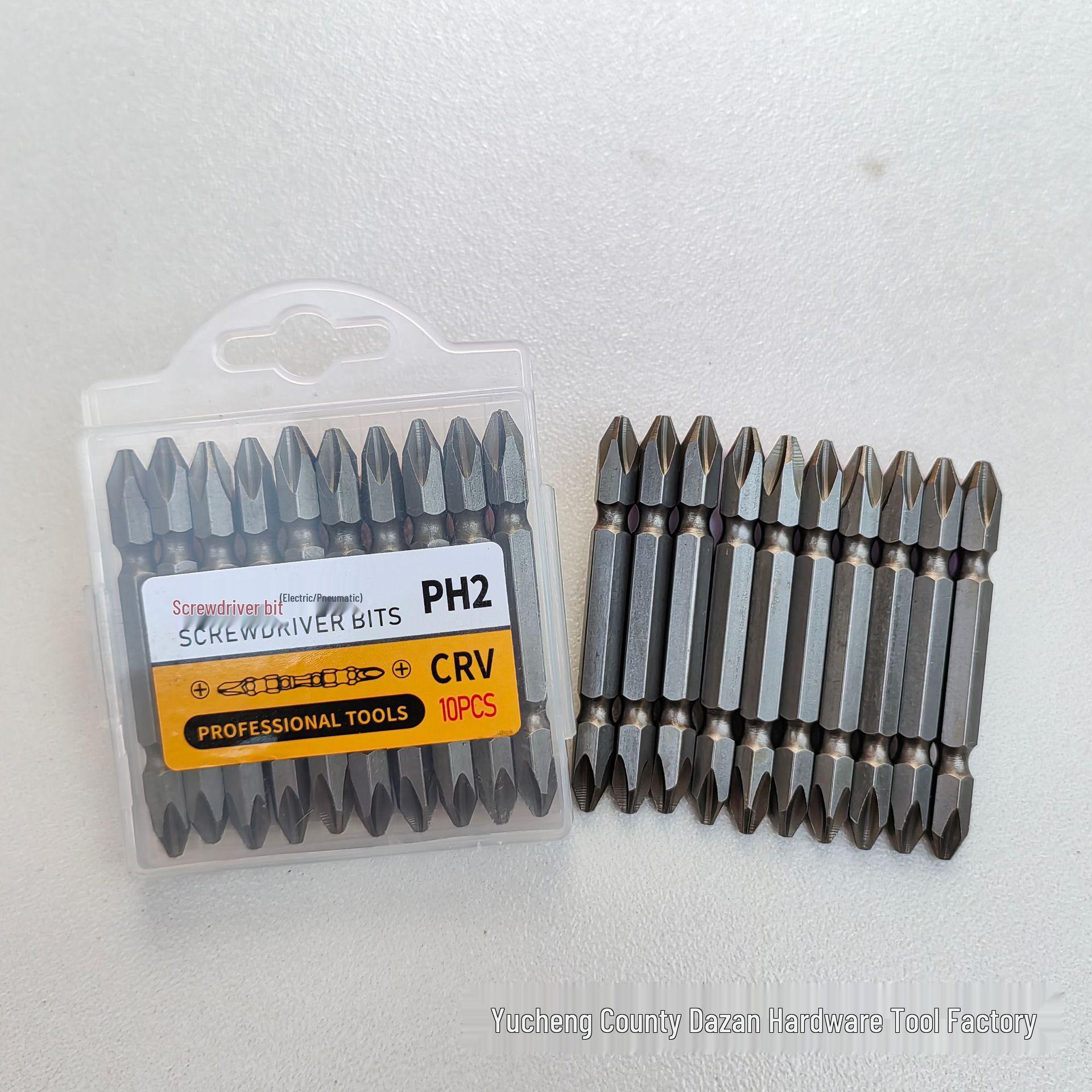 

Високотвердий біт для електричного шуруповерта з хрестоподібним шліцом: Легована сталь, Протиковзкий, Сильно магнітний.