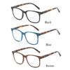 Modische quadratische Blaulicht-Lesebrille Ultraleichte Augenschutzbrille Herren Damen Elegant Bequem