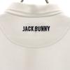Jack Bunny!! Golf Short Sleeve Polo Shirt 4 White Kanoko Pearly Gates Men's Used