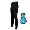 Darevie Men's Long Cycling Pants with Gel Pads for Cycling, Road Bikes, and Racing [Easy-to-wear Zippered Legs] Thin, Shock-Absorbent, Pain-Reducing,