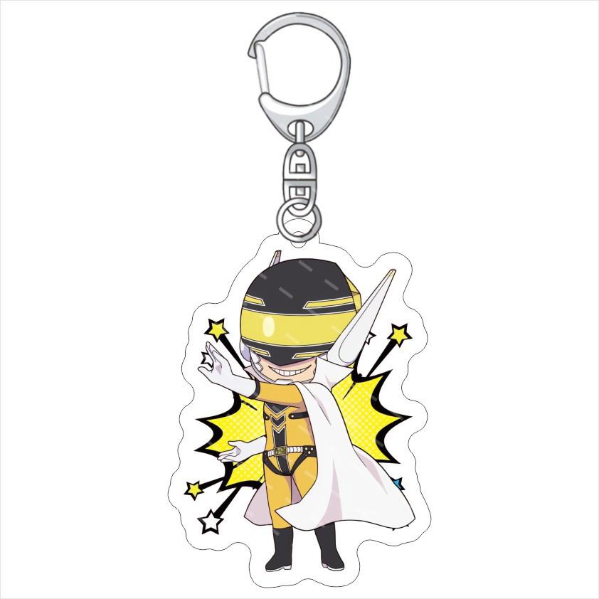 Santai Daishikkaku Go Go Loser Ranger Acrylic Keychain Lovely Bag Charms Pendant Gifts Key Chain Cute Souvenir Llavero Kingring