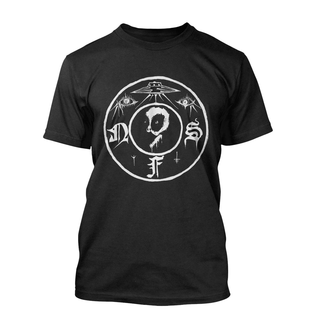 

New Skeletal Faces Until The Night Bone Print Cotton TShirt Black Metal Streetwear Unisex Crew Neck Short Sleeve Tee S