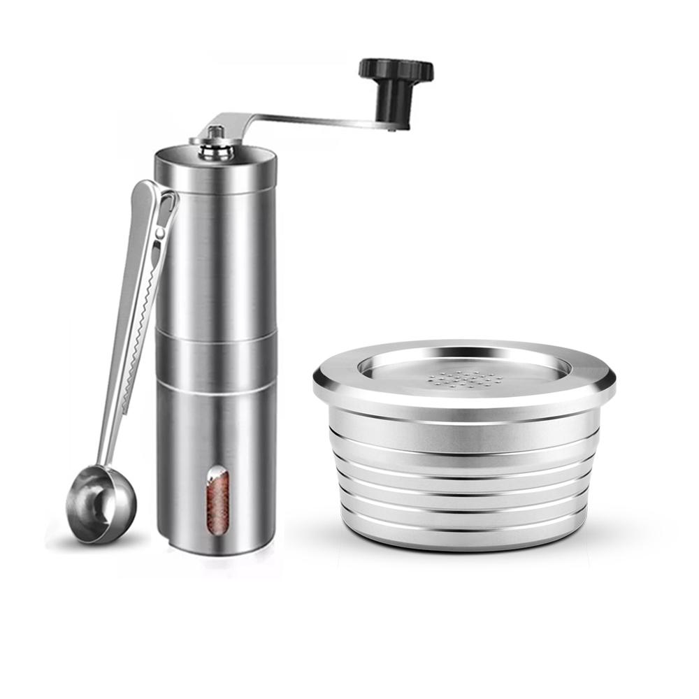 Para Máquina de Café Delta Q NDIQ7323 Cápsula Reutilizável Aço Inoxidável Filtros de Café Recarregáveis Copo Acessórios de Café