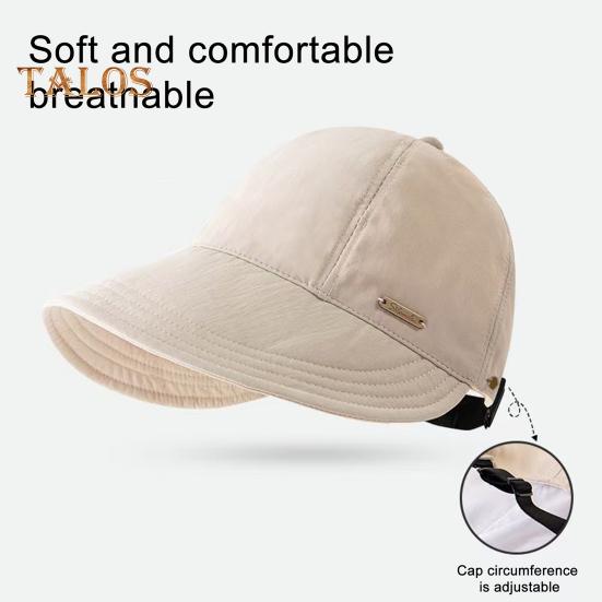 Sonnenhüte für Damen, breite Krempe, UV-Schutz, Visierhut, Sommer, Strand, verstellbarer Pferdeschwanz, verstaubare Kappe zum Angeln, Wandern