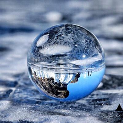 Bola mágica de cristal transparente de feng shui, 40mm, esfera asiática de quartzo natural, esfera de cura com cristal transparente