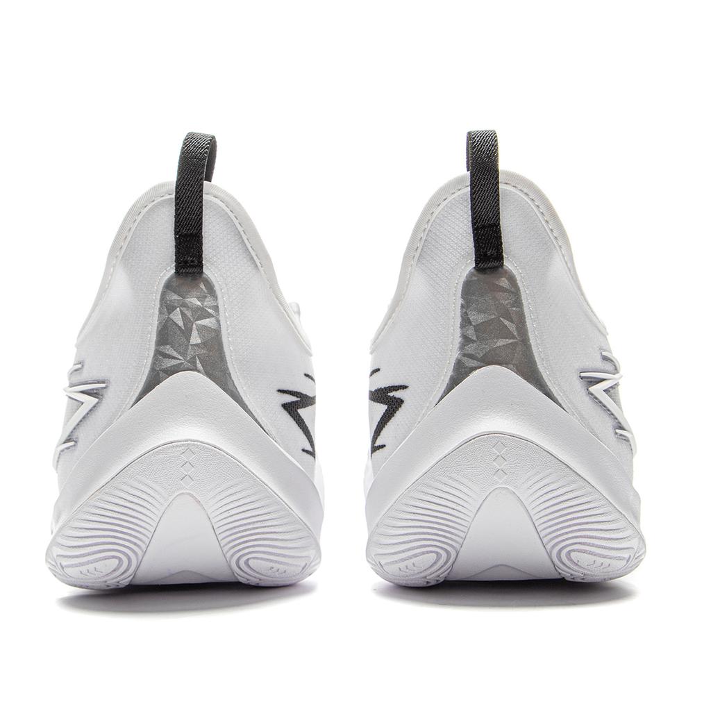 New LiNing Cushioned Slip Resistant Abrasion Resistant Low Top Basketball Shoes Men's Standard White ABAV025-5